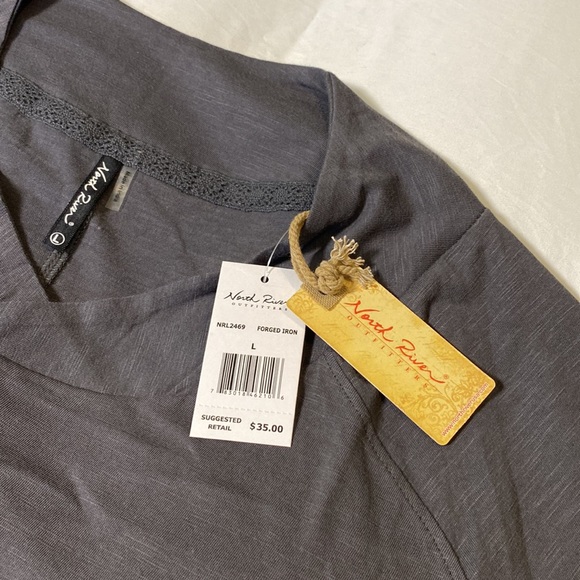 NWT North River Outfitters 100% Cotton Slub Jersey Tunic - Picture 8 of 16